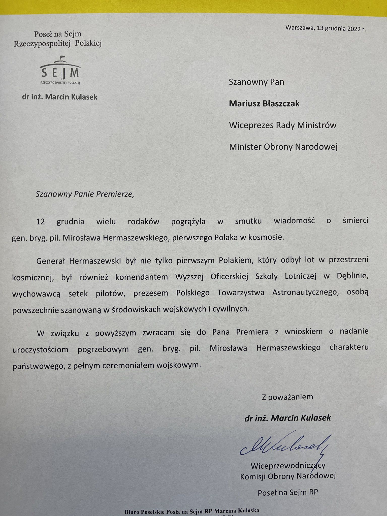 Hermaszewski wniosek 131222